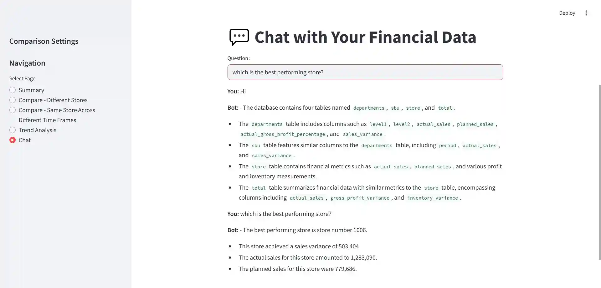 FinReveal Finance Dashboard Screenshot 6