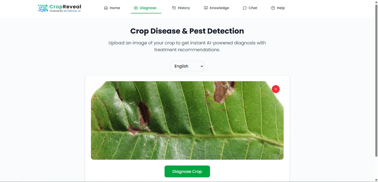 CropReveal Dashboard Screenshot 10
