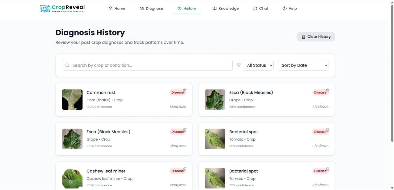 CropReveal Dashboard Screenshot 13