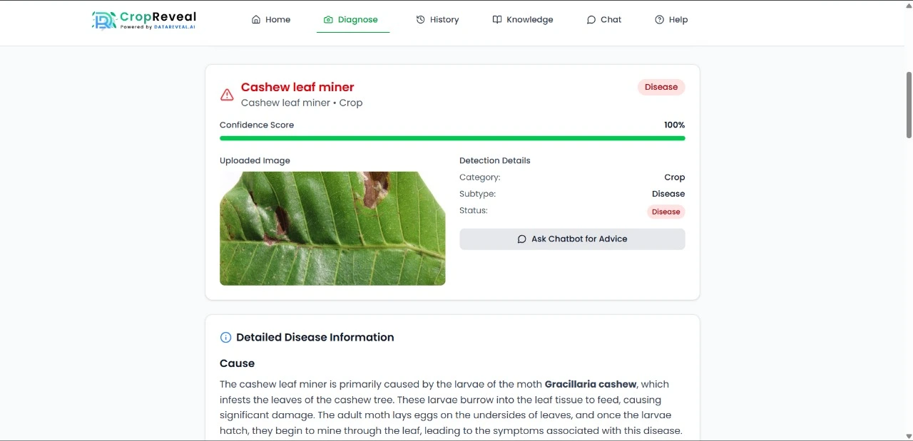 CropReveal Dashboard Screenshot 9